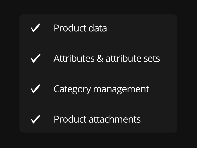 Product Information Management checklist